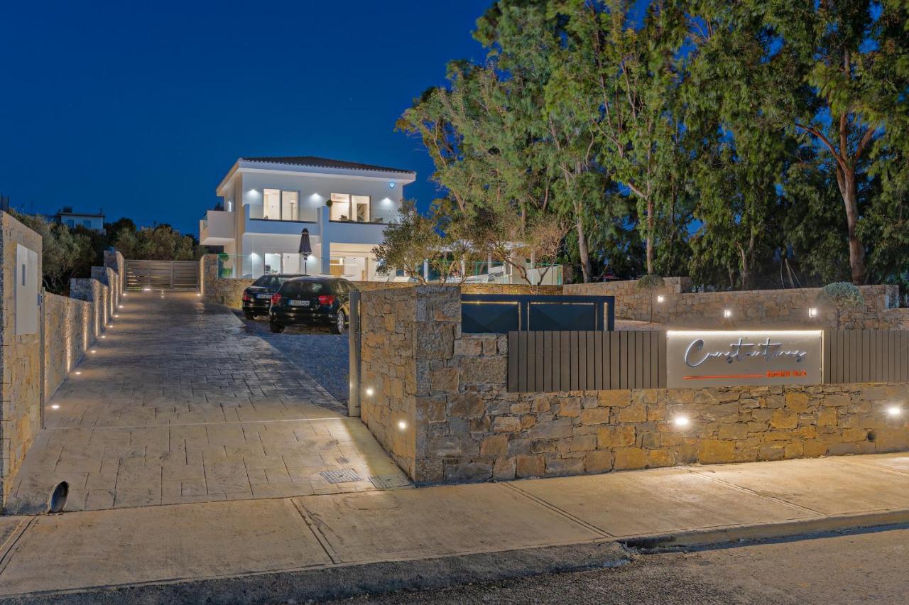 Constantinos Villa, Sublime Island Εscape, By Thinkvilla Panormos  Bagian luar foto