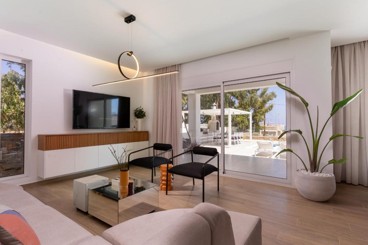 Constantinos Villa, Sublime Island Εscape, By Thinkvilla Panormos  Bagian luar foto